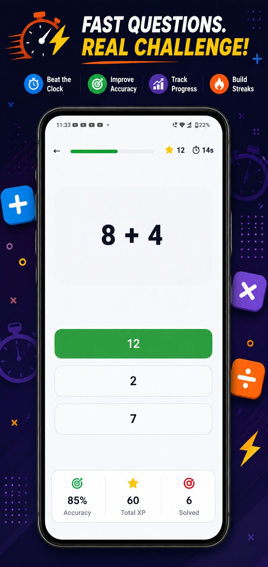 Math Quickfire screenshot 3